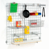 Global Industrial™ Wire Grid Panel With Wall Mount Hook - Gray Epoxy - 60"W x 48"D