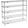 Nexel® Wine Rack - 45 Bottle 36"W x 14"D x 42"H, Chrome