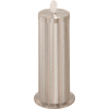 Glaro Floor Standing Sanitary Wipe Disp., Satin Aluminum w/One Roll of Antibac. Wipes-F1027-SA