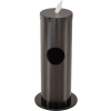 Glaro 2 Gallon Floor Standing Sanitary Wipe Dispenser, Satin Black - F1029-BK