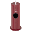 Glaro 2 Gal. Floor Sanitary Wipe Disp.,w/Logo, Burgundy w/One Roll of Antibac. Wipes-F1029-S-BY