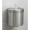 Glaro Wall Mount Sanitary Wipe Disp., Satin Aluminum w/One Roll of Antibac. Wipes-W1015-SA