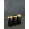 Glaro Value Recyclepro 3 Unit Silver Vein, (3) 23 Gallon Bottles/Cans/Paper/Waste - 1542-3