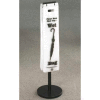 Floor Standing Satin Black Wet Umbrella Bag Holder