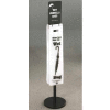 Floor Standing Satin Black Wet Umbrella Bag Holder With Optional Sign Mount