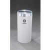 Glaro Recyclepro Single Stream Hunter Green/Satin Brass, 12 Gallon Paper - P-1232