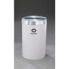 Glaro Recyclepro Single Stream Hunter Green/Satin Brass, 33 Gallon Paper - P-2032