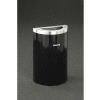 Glaro Value Recyclepro Single Stream Half Round Burgundy, 16 Gallon Trash - T1899V