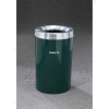 Glaro Recyclepro Single Stream Silver Metallic, 33 Gallon Waste - W-2032