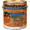 Woodsman 100% Acrylic Latex Deck, Siding & Fence Wood Stain, Rustic Brown, Gallon - 164487