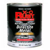 X-O Rust Oil Base DTM Enamel, Gloss Finish, Fiesta Red, Quart - 705345