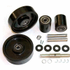 Complete Wheel Kit for Manual Pallet Jack GWK-1043-CK - Fits Specific Uline Models