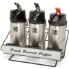 Grindmaster 70651 - Airpot Rack with Three 2.2 Liter Glass Lined Lever Action Airpots