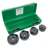 Greenlee 7304 Standard Round Knockout Punch Kit, 2-1/2"x4"