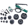 Greenlee 7310 Driver, Hand Pump, Standard Punches, Dies, And Draw Studs For 1/2" Through 4" Conduit