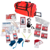 Guardian Survival Gear SKB4 Family 4 Person Blackout Kit, Wheel Bag, Red