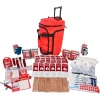 Guardian Survival Gear SKX2 2 Person Deluxe Survival Kit, Wheel Bag, Red