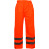 GSS Safety 6802 Class E Standard Waterproof Rain Pants, Orange, L/XL