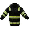 GSS Safety 8507 3-In-1 Waterproof Parka, Class 3, Black, LG