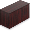 Offices To Go™ - Wall Mounted Cabinet, 36"W x 15"D x 17"H Mahogany