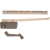 Prime-Line H 3948 Wood Casement Operator with Track and 9-1/2-Inch Arm, Bronze