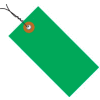 #5 Wired Green Tyvek Tag 4-3/4" x 2-3/8" - 100 Pack