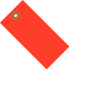 #5 Red Tyvek® Tag 4-3/4" x 2-3/8" - 100 Pack