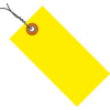 Tyvek® Shipping Tags, Pre Wired, #8, 6-1/4"L x 3-1/8"W, Yellow, 100/Pack