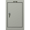 Hallowell 405-1626A-HG 400 Series Solid Door Wall Mount Storage Cabinet, 16x12x26,Gray, Assembled