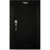 Hallowell 405-1626ME 400 Series Solid Door Wall Mount Storage Cabinet,16x12x26, Ebony,Unassembled