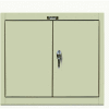 Hallowell 405-3026A-PT 400 Series Solid Door Wall Mount Storage Cabinet 30x12x26 Parchment Assembled
