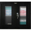 Hallowell 405-3026SV 400 Series Safety-View Door Wall Mount Cabinet,30x12x26 Ebony,Unassembled