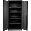 Hallowell 400 Series Storage Cabinet, 36"Wx18"Dx72"H, Ebony, Assembled