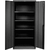Hallowell 400 Series Storage Cabinet, 36"Wx18"Dx72"H, Ebony, Unassembled