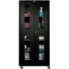 Hallowell 415S24EVM-ME 400 Series Ventilated Door Mobile Storage Cabinet,36x24x72, Ebony,Unassembled