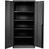 Hallowell 400 Series Storage Cabinet, 48&quot;Wx18&quot;Dx72&quot;H, Ebony, Assembled
