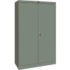 Hallowell 400 Series Storage Cabinet, 48"Wx18"Dx72"H, Gray, Unassembled