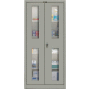 Hallowell 425S18SV-HG 400 Series Safety-View Door Storage Cabinet, 48x18x72, Gray, Unassembled