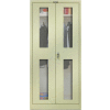 Hallowell 435W18EVA-PT 400 Series Ventilated Door Wardrobe Cabinet, 36x18x72, Parchment, Assembled