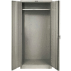 Hallowell 435W24HG 400 Series Solid Door Wardrobe Cabinet, 36x24x72, Gray, Unassembled