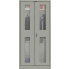 Hallowell 445W18EV-HG 400 Series Ventilated Door Wardrobe Cabinet, 48x18x72, Gray, Unassembled