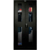 Hallowell 445W18EV-ME 400 Series Ventilated Door Wardrobe Cabinet, 48x18x72,  Ebony, Unassembled