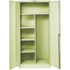 Hallowell 455C18A-PT 400 Series Solid Door Combination Cabinet, 36x18x72, Parchment, Assembled