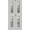 Hallowell MedSafe Antimicrobial 815S18SV Safety-View Door Storage Cabinet 36x18x78 Unassembled