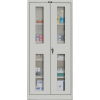 Hallowell MedSafe Antimicrobial 825S18EV Ventilated Door Storage Cabinet 48x18x78 Unassembled