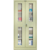Hallowell 825S24EVA-PT 800 Series Ventilated Door Storage Cabinet, 48x24x78 Parchment, Assembled