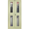 Hallowell 835W18SV-PT 800 Series Safety-View Door Wardrobe Cabinet, 36x18x78 Parchment, Unassembled