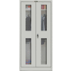 Hallowell MedSafe Antimicrobial 845W18EV Ventilated Door Wardrobe Cabinet 48x18x78 Unassembled