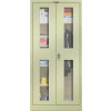 Hallowell 855C18EVA-PT 800 Series Ventilated Door Combination Cabinet, 36x18x78 Parchment, Assembled