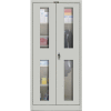 Hallowell MedSafe Antimicrobial 855C18SVA Safety-View Door Combination Cabinet 36x18x78 Assembled